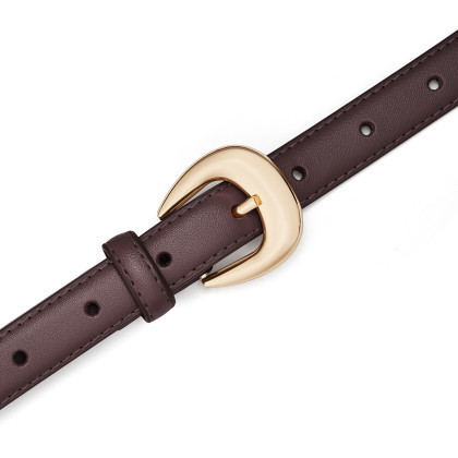 Belts | Classic Croco-Leather Belt Brown – Womens Accessories Belts