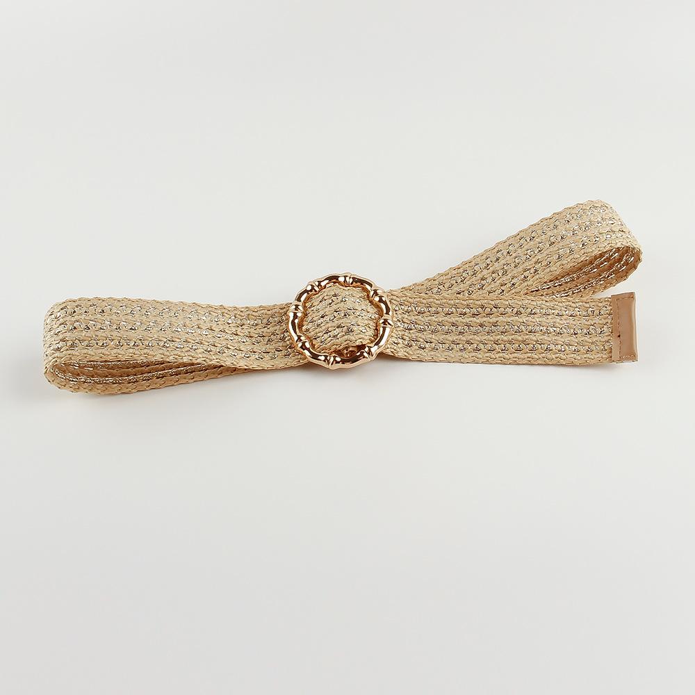 Belts | Crochet Straw Belt Beige – Womens Accessories Beige