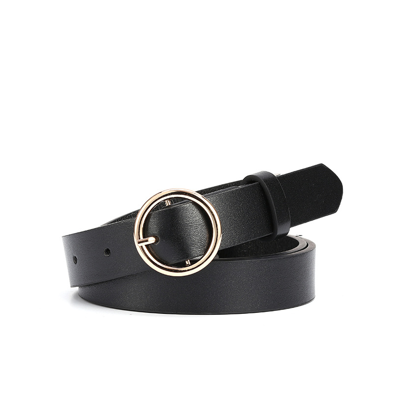 Belts | Knot-Buckle Leather Belt Black – Womens Accessories Belts