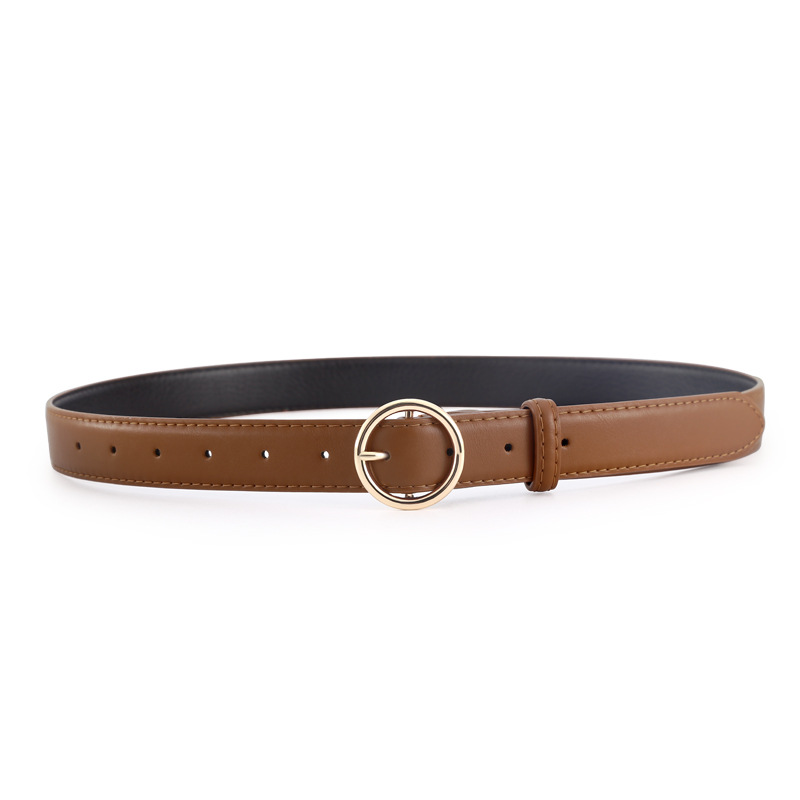 Belts | Knot-Buckle Leather Belt Brown – Womens Accessories Belts