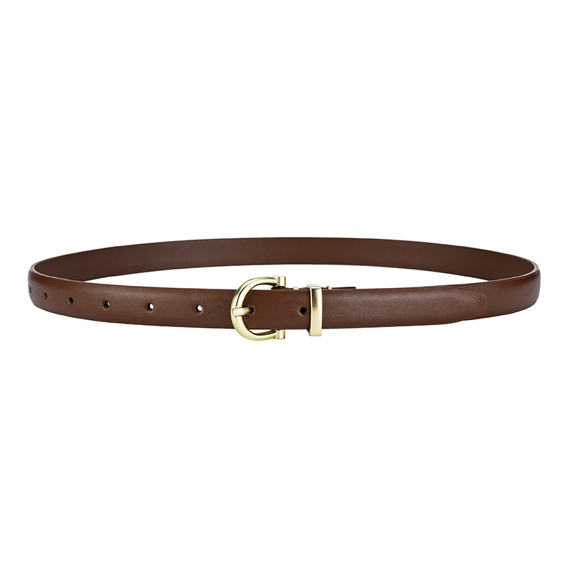 Belts | Leather Belt Mahogany – Womens Accessories Belts