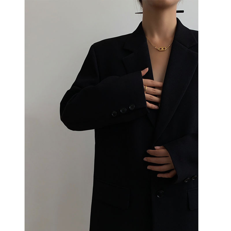 Blazers & Vests | Oversized Blazer Navy – Womens Blazers & Vests Blazers & Vests