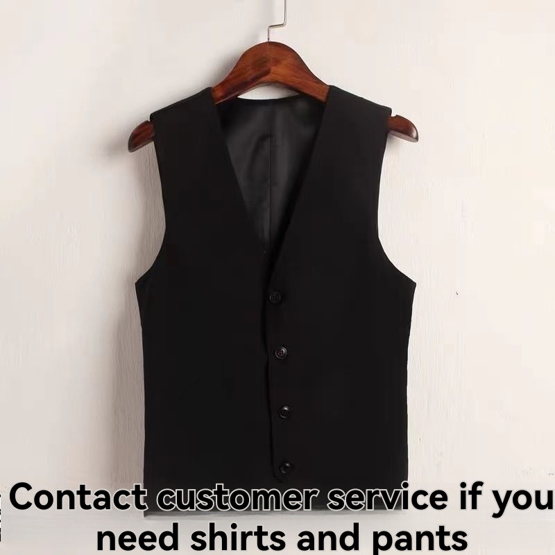 Blazers & Vests | Single-Breasted Vest Black – Womens Blazers & Vests Black