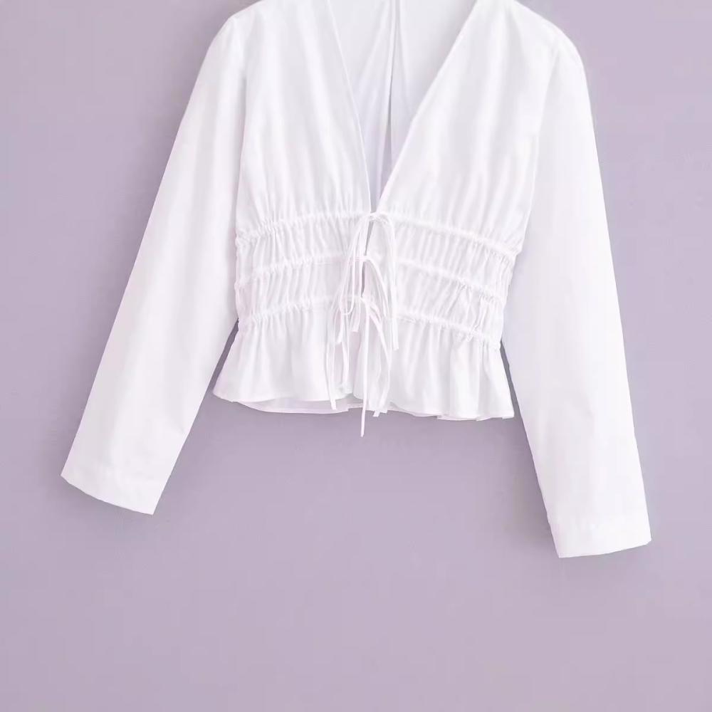 Blouses & Shirts | Drawstring Waist Blouson Sleeve Blouse Lilac – Womens Blouses & Shirts Blouses & Shirts