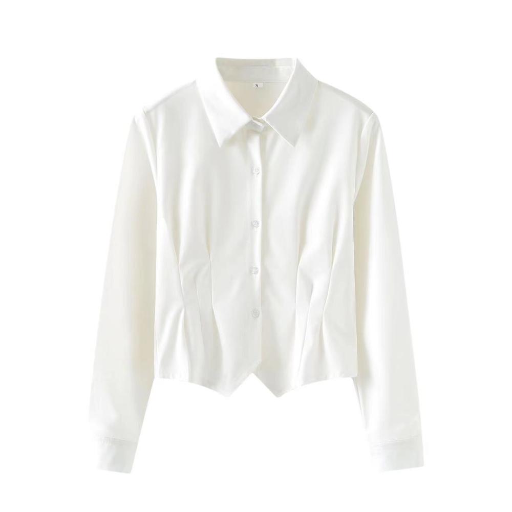 Blouses & Shirts | Fitted Shirt Cream – Womens Blouses & Shirts Blouses & Shirts