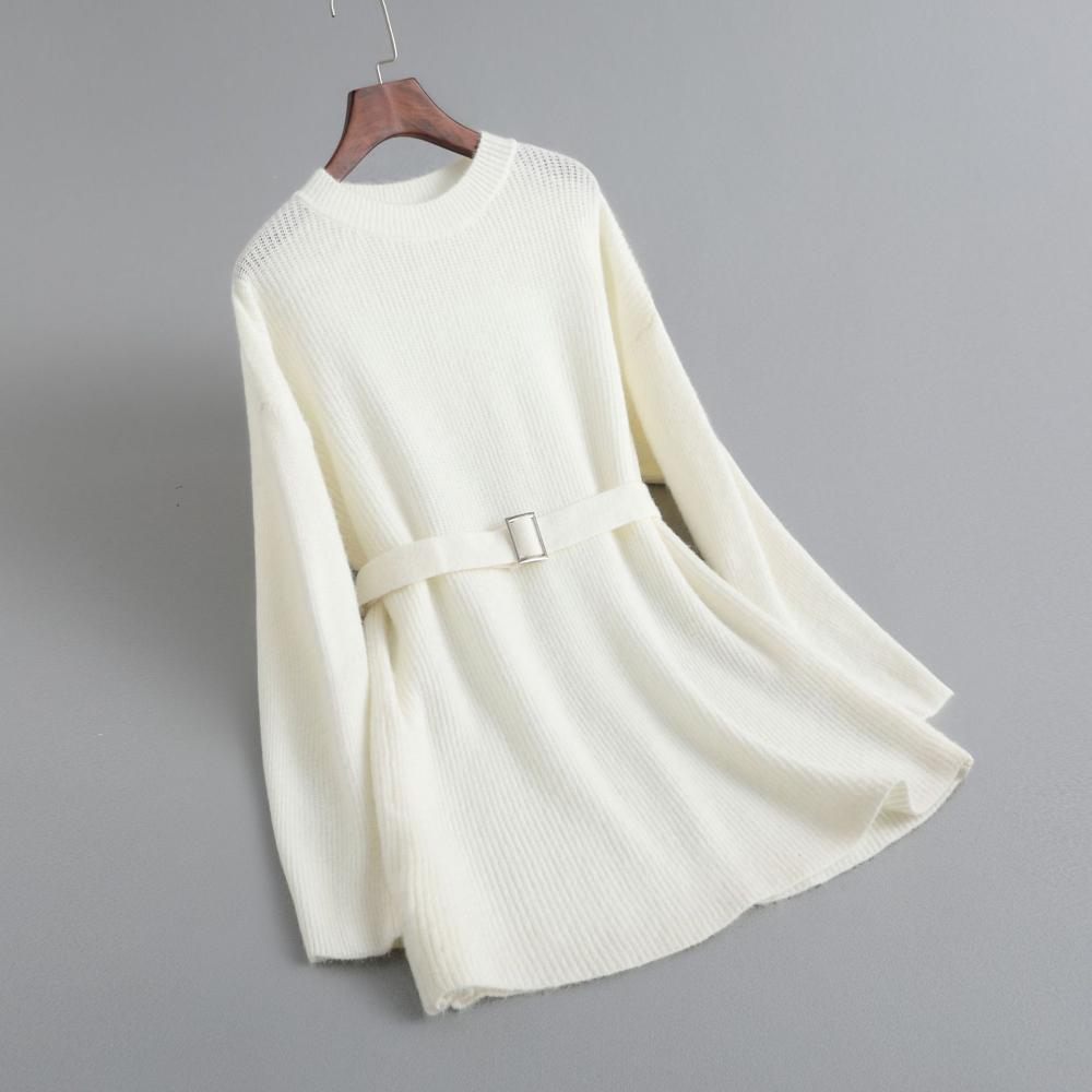 Dresses | Belted Mini Knit Dress Cream – Womens Clothing Cream