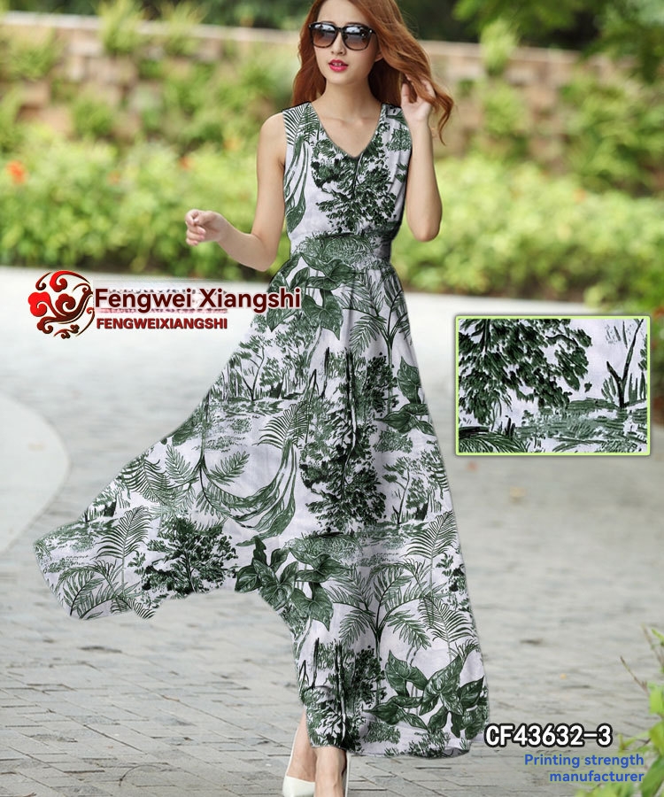 Dresses | Gathered Sleeveless Midi Dress Green Florals – Womens Clothing Dresses