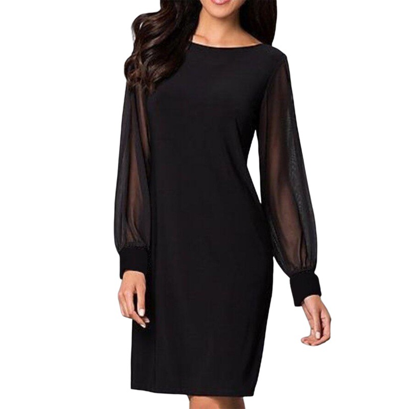 Dresses | Tie-Cuff Midi Dress Black – Womens Clothing Black