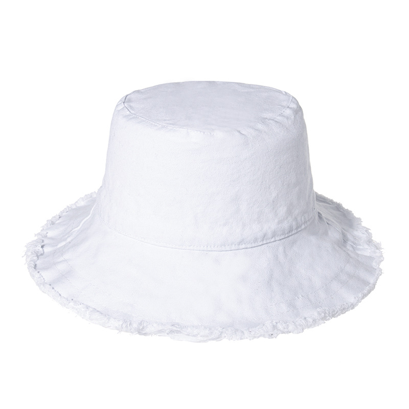 Hats | Fringed Bucket Hat White – Womens Accessories Hats