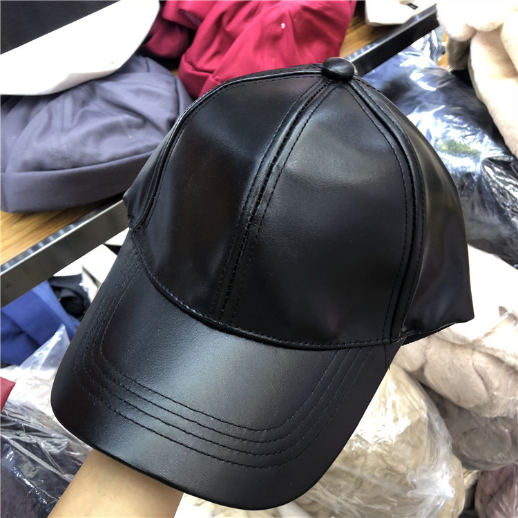 Hats | Leather Baseball Cap Black – Womens Accessories Black