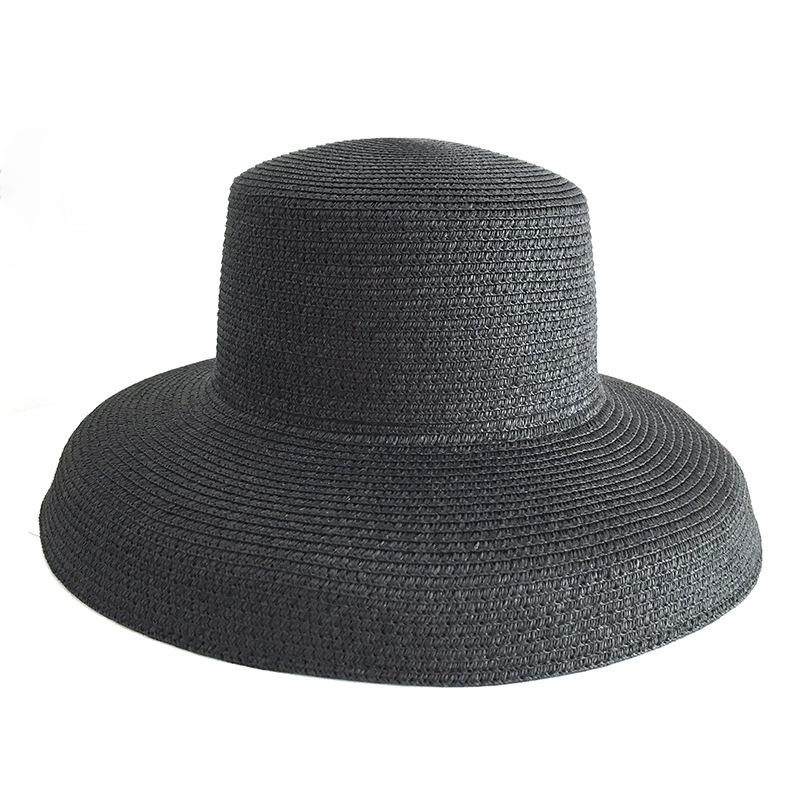 Hats | Wide Brim Straw Hat Black – Womens Accessories Black