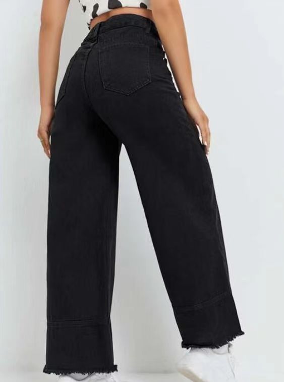 Jeans | High-Waist Jeans Black – Womens Clothing Black