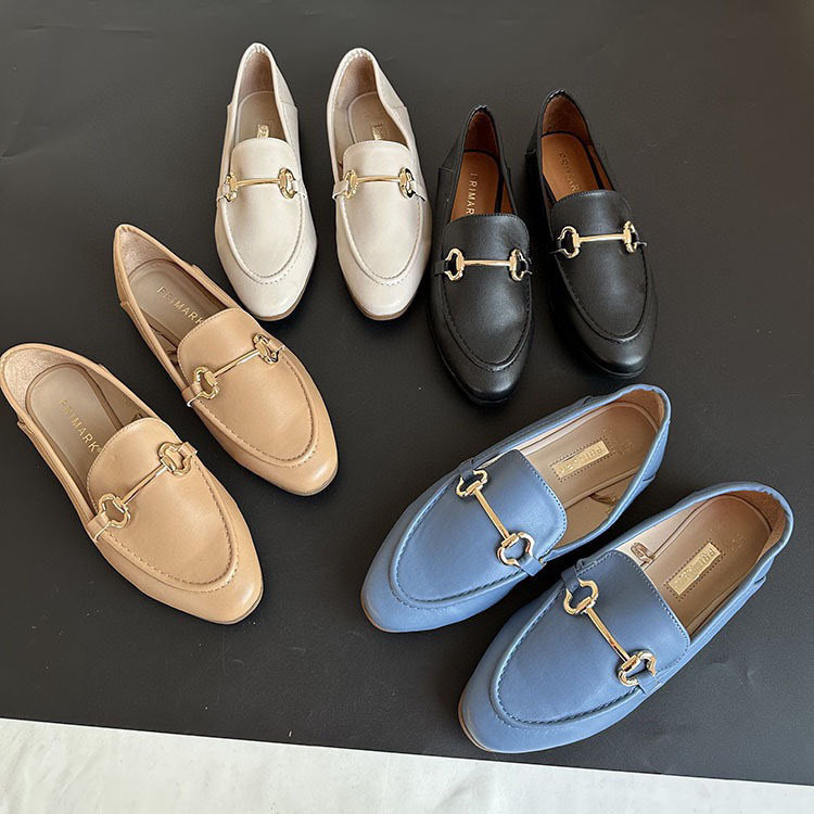 Loafers & Flats | Equestrian Buckle Loafers Brown – Womens Loafers & Flats Brown