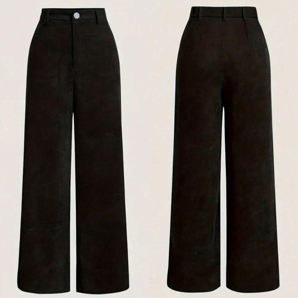 Pants | Corduroy Trousers Brown – Womens Clothing Brown