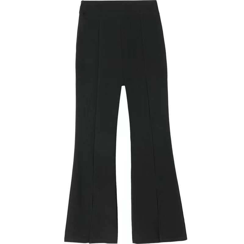 Pants | Flared Trousers Dark Blue – Womens Clothing Dark Blue