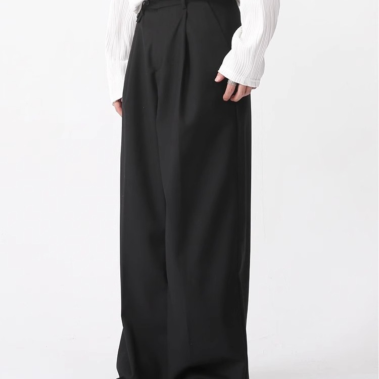 Pants | Tailored Barrel-Leg Trousers Black – Womens Clothing Black