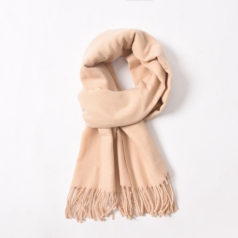 Scarves | Fringed Wool Blanket Scarf Beige – Womens Accessories Beige