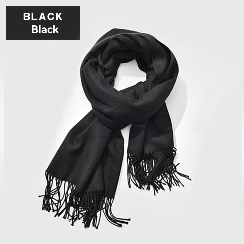 Scarves | Fringed Wool Blanket Scarf Black – Womens Accessories Black