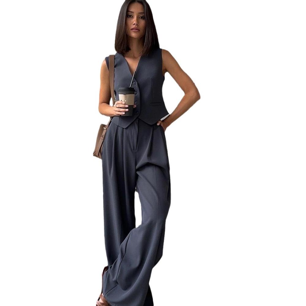 Sets & Suits | Tailored Wool Trousers Grey – Womens Clothing Grey