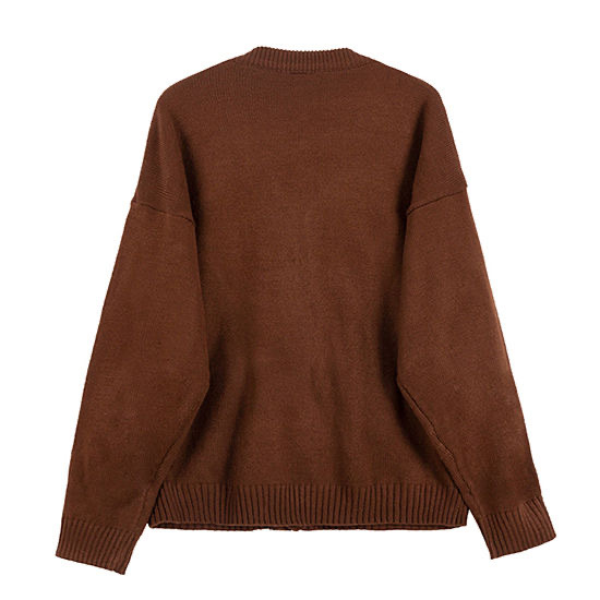 Sweaters & Knits | Button-Detailed Merino Sweater Dark Brown – Womens Clothing Dark Brown