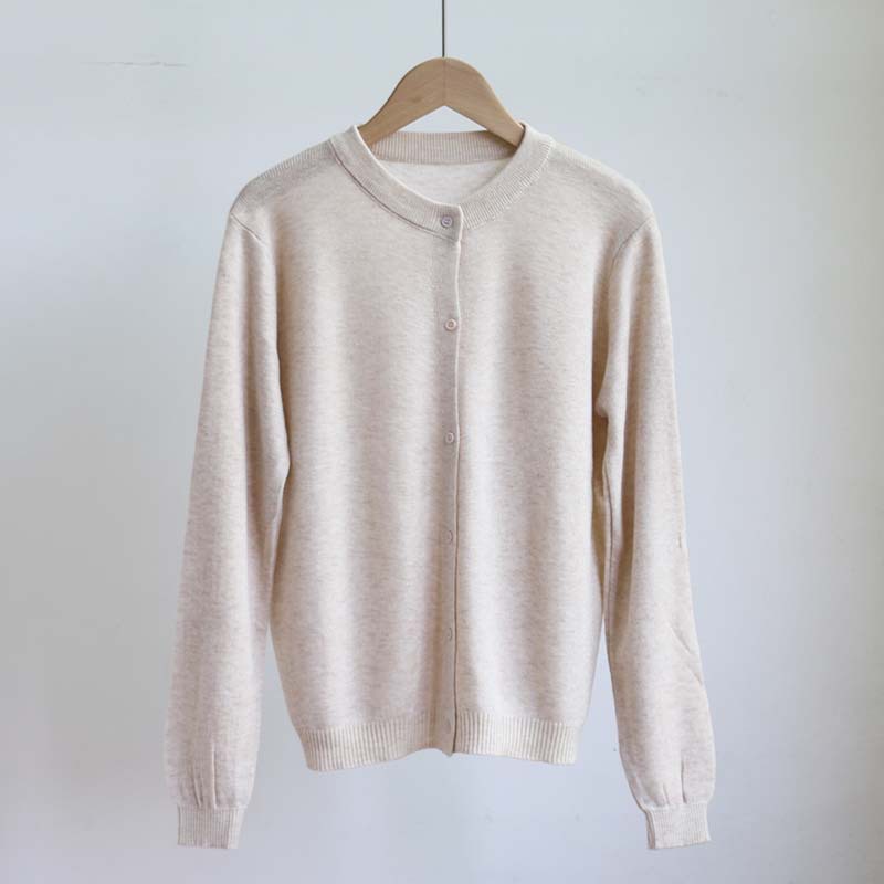 Sweaters & Knits | Slim Cashmere Cardigan Beige – Womens Clothing Beige