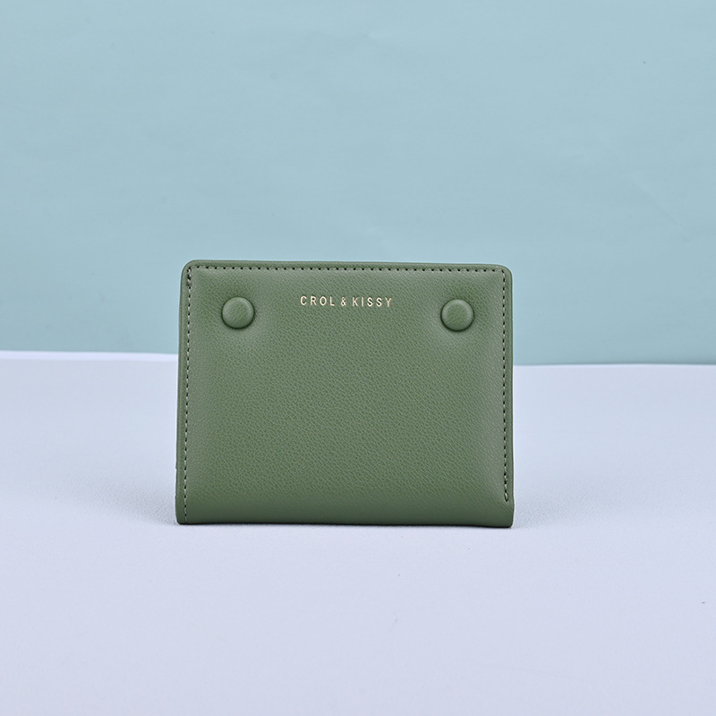 Wallets | Leather Card Wallet Green – Womens Bags Green