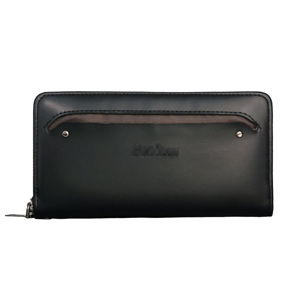 Wallets | Textured Leather Wallet Black – Womens Bags Black