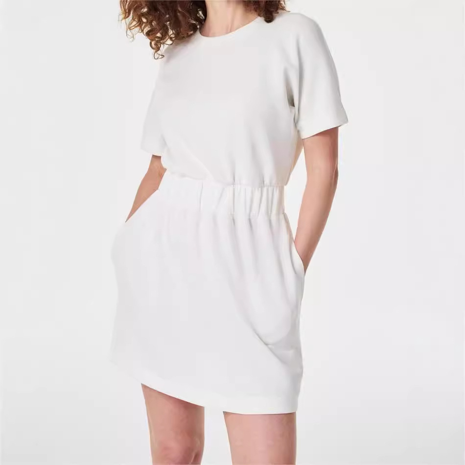 Dresses | Tweed Belted Mini Dress White – Womens Clothing Dresses