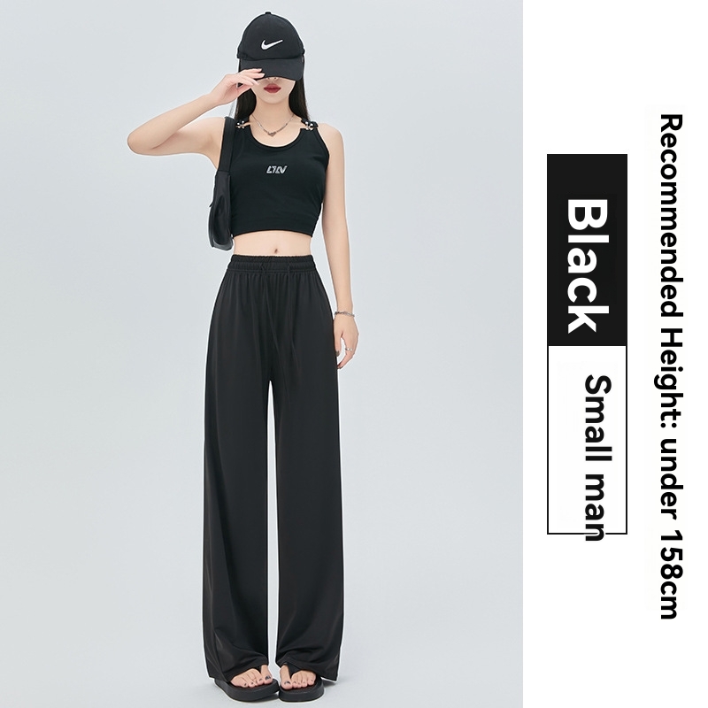 Pants | Cupro Pin Tuck Trousers Black – Womens Clothing Black