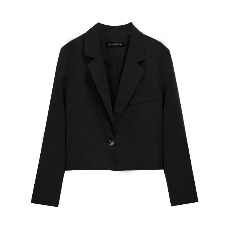 Sets & Suits | Cropped Blazer Black – Womens Blazers & Vests Black