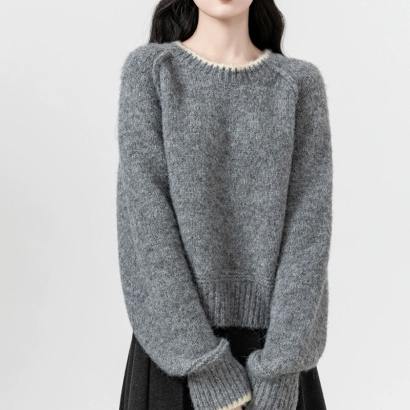 Sweaters & Knits | Merino Knit Sweater Dark Grey – Womens Clothing Dark Grey